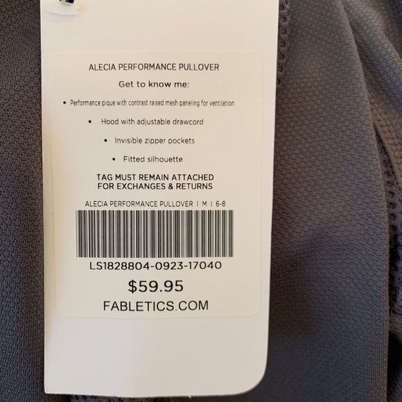 Fabletics hooded pullover in a size medium - Picture 8 of 8